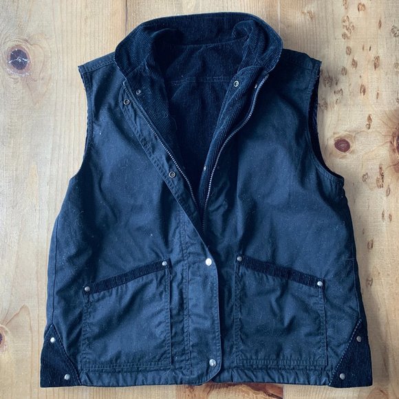 Vintage Y2K Reversible Corduroy Vest - Picture 3 of 3